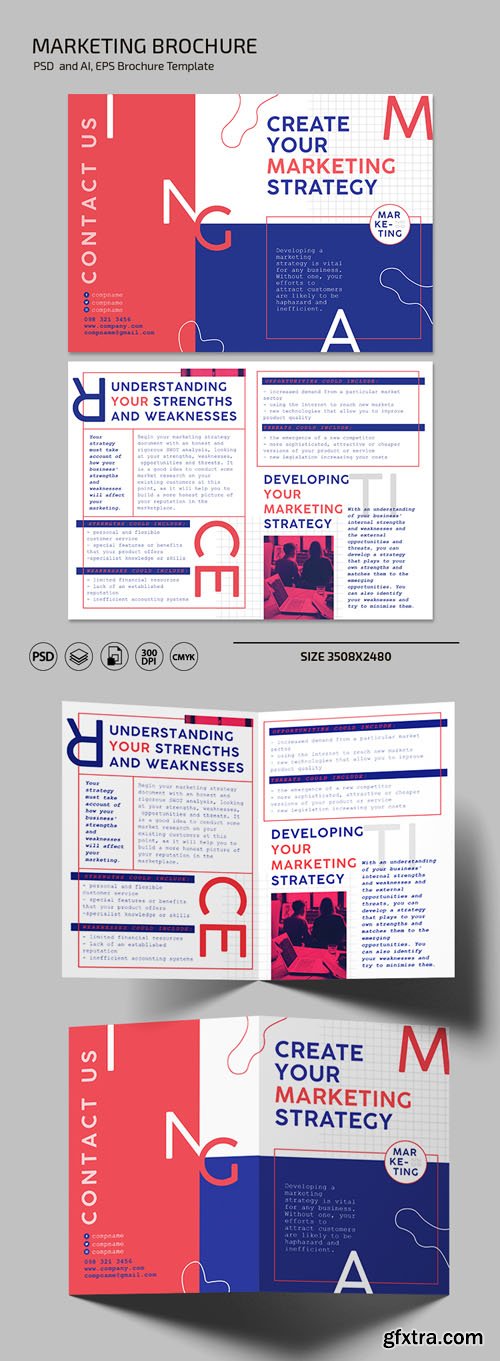 Marketing Brochure [PSD/Ai/EPS] Templates