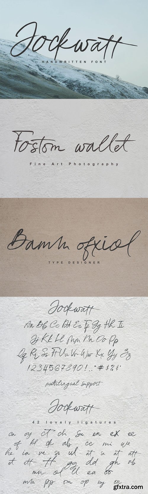 Jockwatt Handwritten Font