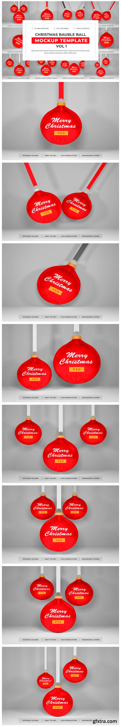 Christmas Bauble Mockup Bundle Vol 1 6702946