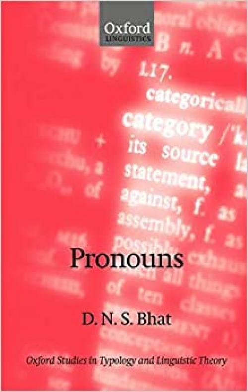  Pronouns (Oxford Studies in Typology and Linguistic Theory) 