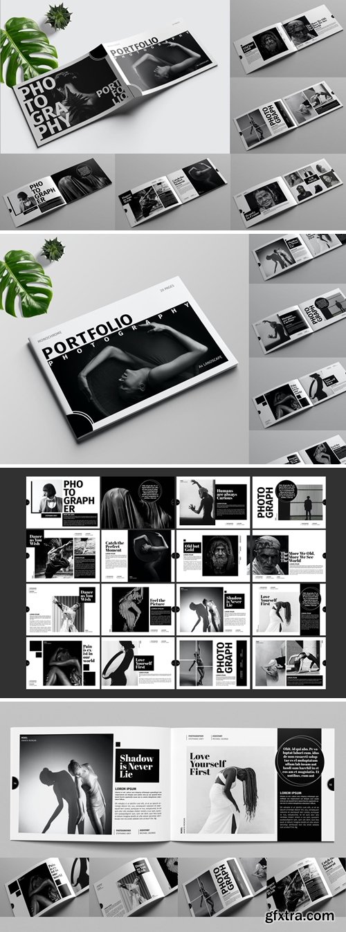 Monochrome Photography Portfolio Template