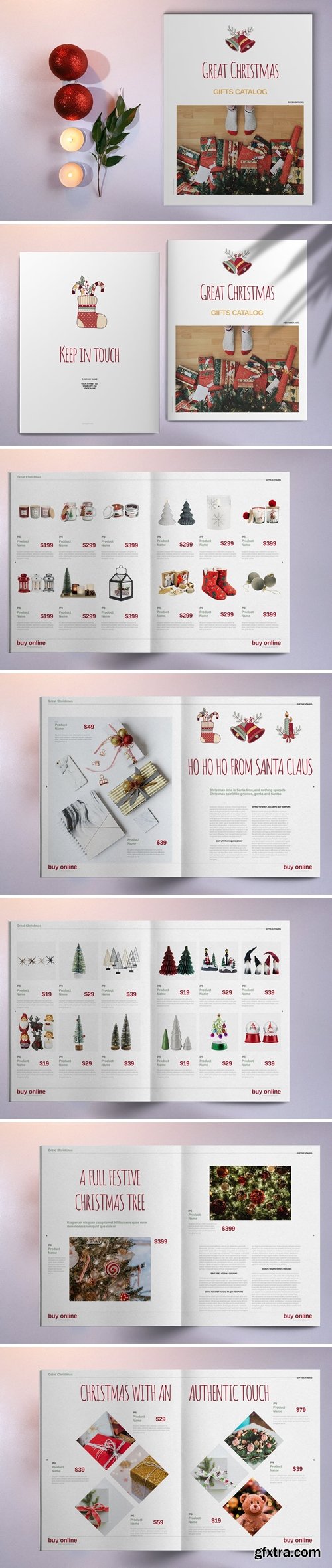 Christmas Gift Catalog Template