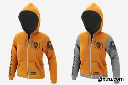 Jacket Sweatshirt Hoodie Mockup