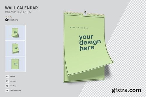 Wall Calendar - Mockup FH