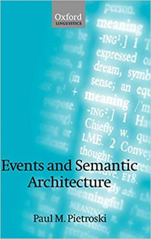  Events and Semantic Architecture 