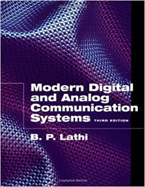  Modern Digital and Analog Communication Systems (The Oxford Series in Electrical and Computer Engineering) 