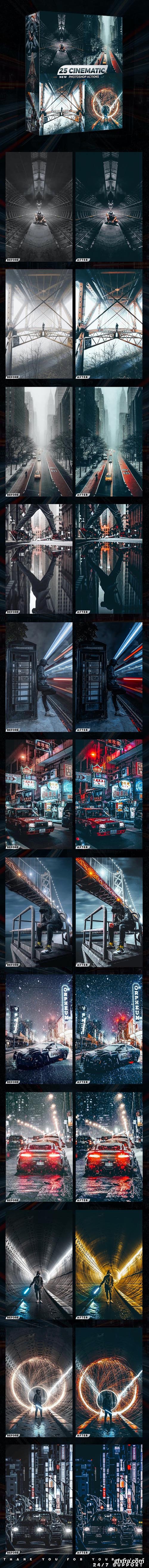 GraphicRiver - 25 Cinematic Photoshop Actions 28884599