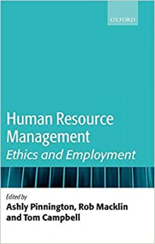  Human Resource Management: Ethics and Employment 