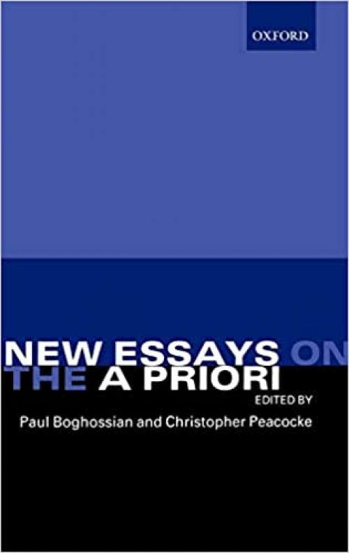  New Essays on the A Priori 