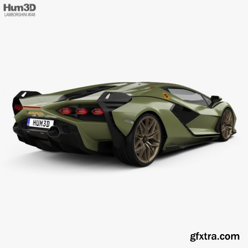 Lamborghini Sian 2020 3D model