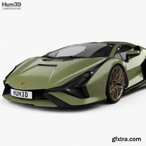 Lamborghini Sian 2020 3D model