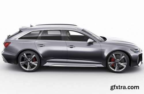 Audi RS6 avant 2020 3D model