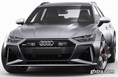 Audi RS6 avant 2020 3D model