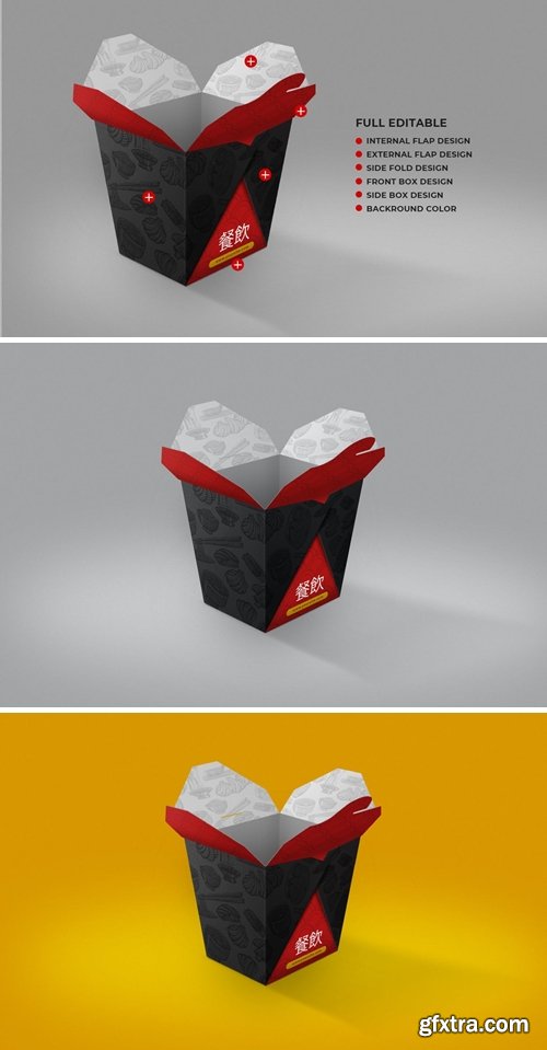 Asian Food Box Mockup