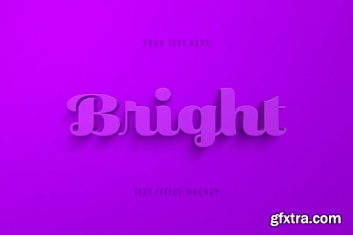 Bright 3D Text Effect