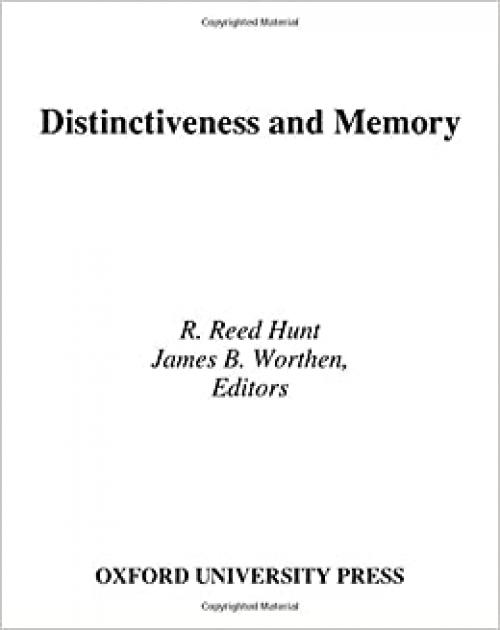  Distinctiveness and Memory 