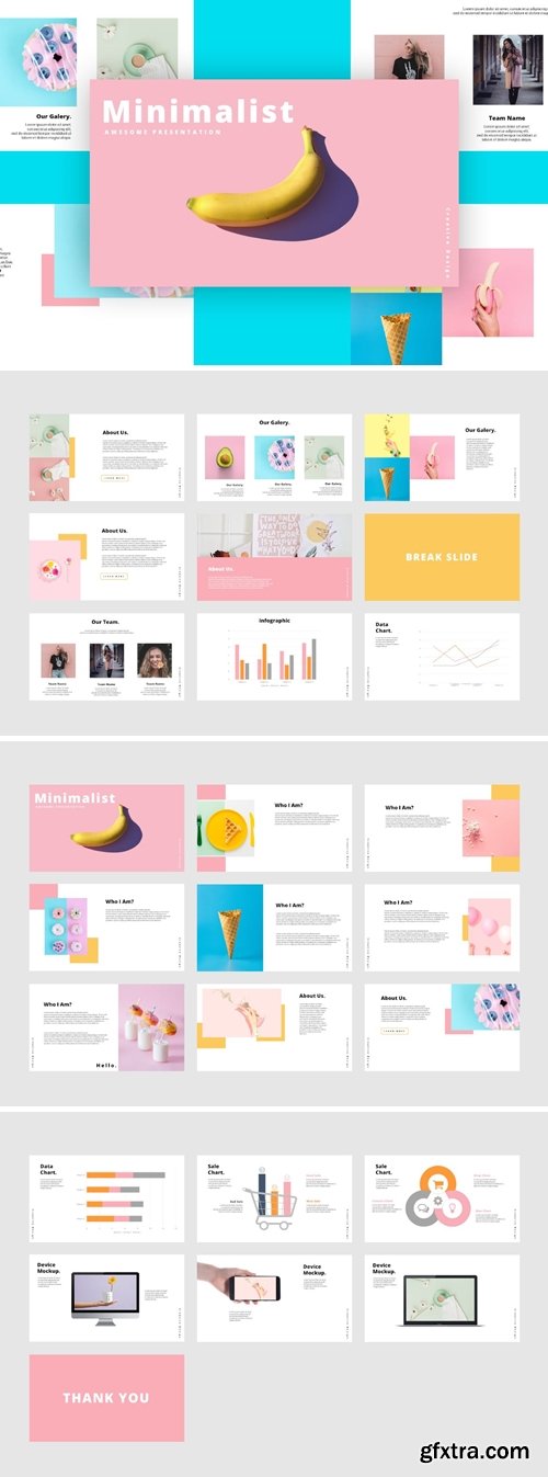 Minimalist Powerpoint, Keynote, Googleslide Template