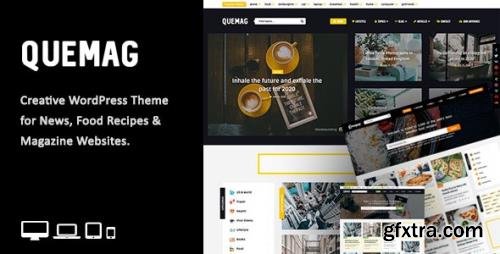 ThemeForest - Quemag v1.1 - Creative WordPress Theme for Bloggers - 28383576