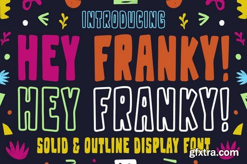 Hey Franky - Fun Display Font