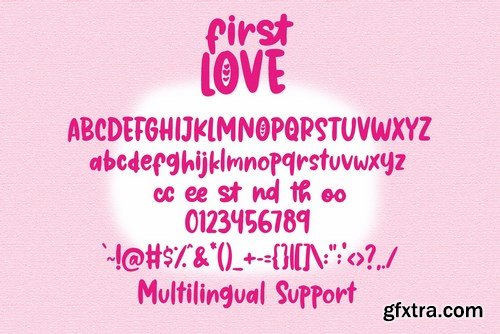 First Love - Cute Handwritten Font