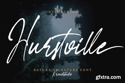 Hurstville - Brush Signature Font