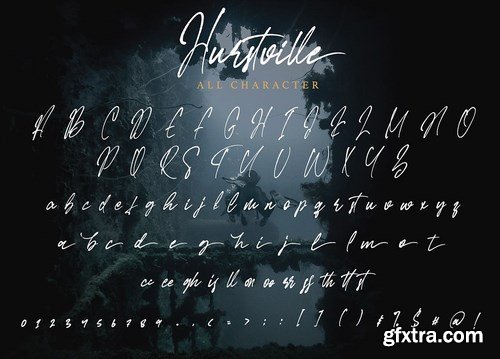 Hurstville - Brush Signature Font