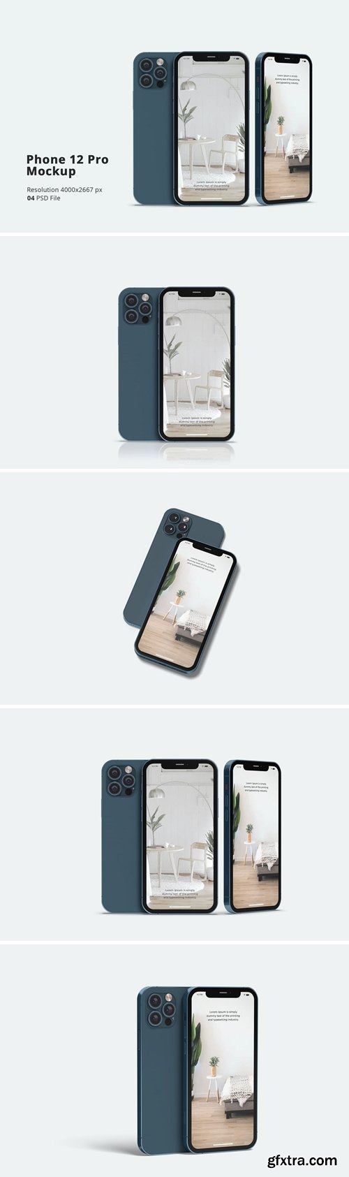 Phone 12 Pro Mockup Vol 01