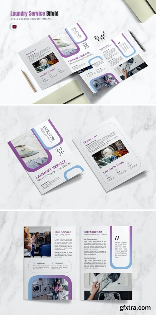 Laundry Service Bifold Brochure