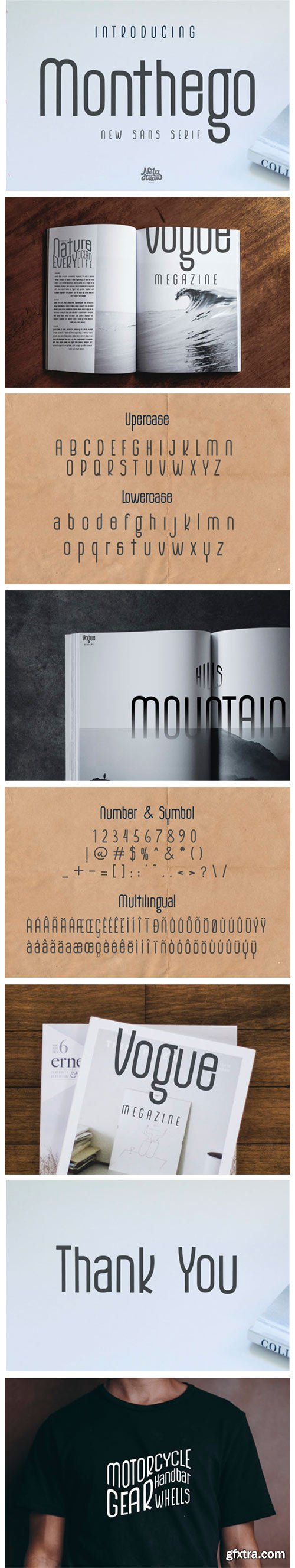 The Monthego Font