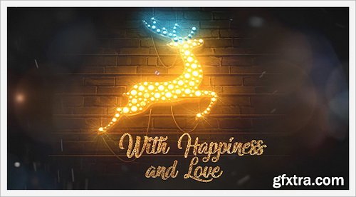 Videohive - Merry Christmas Light Bulbs - 29516457