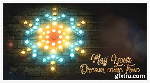 Videohive - Merry Christmas Light Bulbs - 29516457