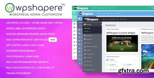 CodeCanyon - Wordpress Admin Theme - WPShapere v6.1.8 - 8183353 - NULLED