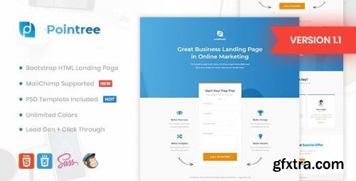 ThemeForest - Pointree v1.1 - Business HTML Landing Page Template - 22691010