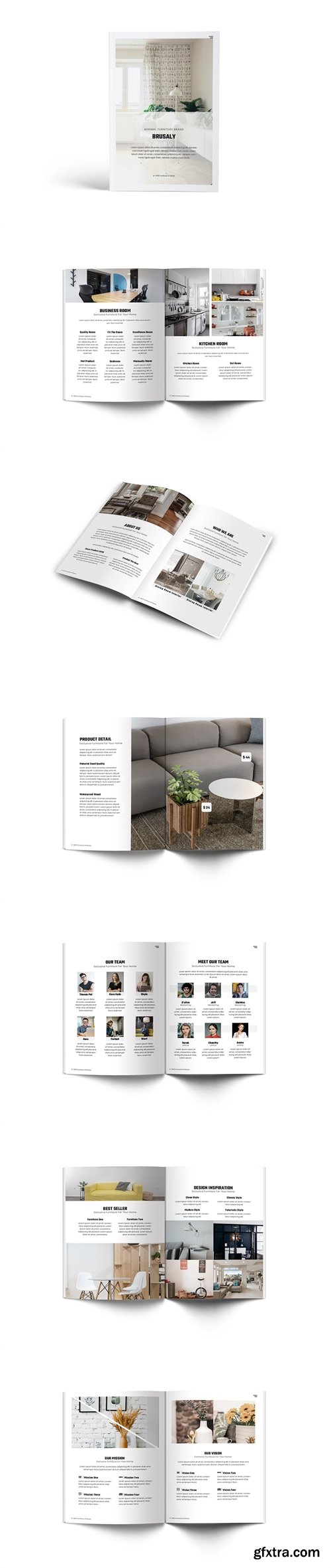 Furniture A4 Brochure Template