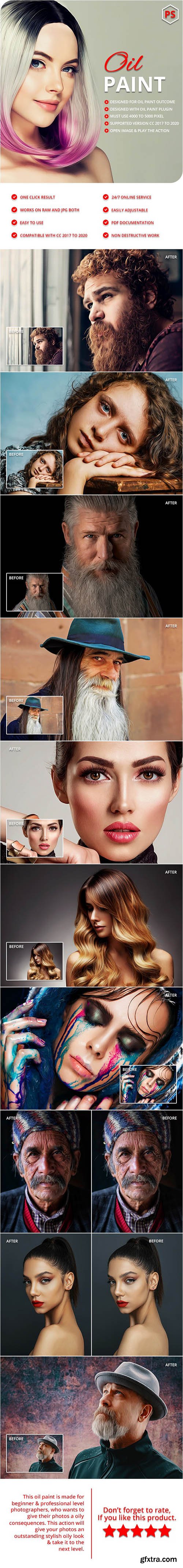 GraphicRiver - Oil Art Photoshop Action 28917188