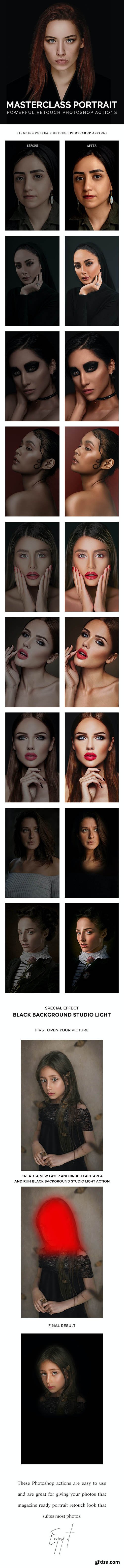 GraphicRiver - Masterclass Portrait Photoshop Actions 28940112