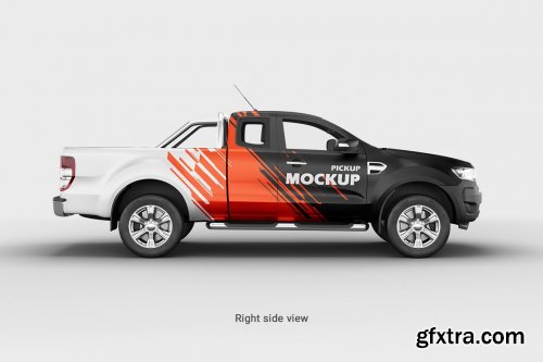 CreativeMarket - Pickup Mockup 4519953