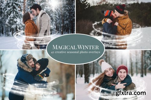 CreativeMarket - WINTER PHOTO OVERLAYS BUNDLE 5497633