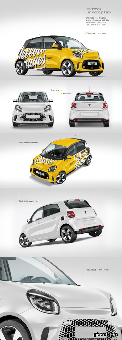 Hatchback Mockup Pack 67996