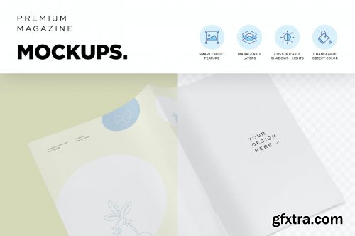 Premium Magazine Mockups