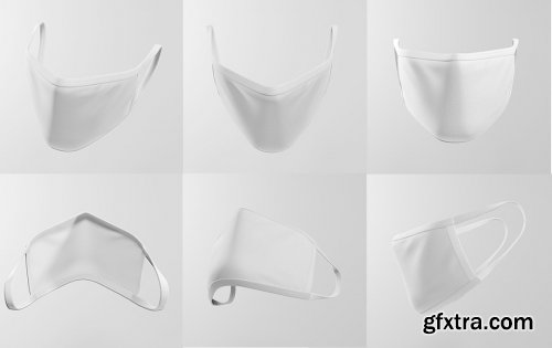 CreativeMarket - Face Mask Mockup 5487144