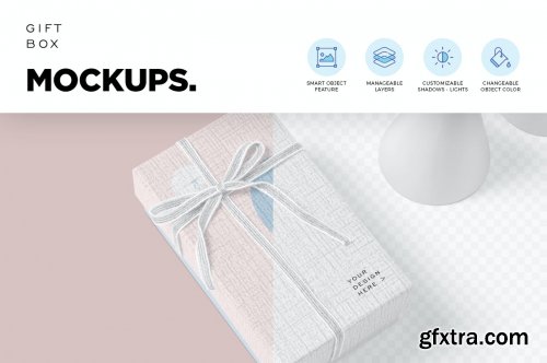 Gift Box Mockups