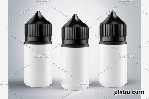 CreativeMarket - VAPE DROPPER BOTTLE MOCKUP 5358231