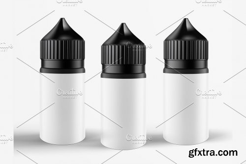 CreativeMarket - VAPE DROPPER BOTTLE MOCKUP 5358231