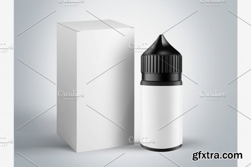 CreativeMarket - VAPE DROPPER BOTTLE MOCKUP 5358231