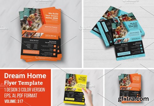 CreativeMarket - Dream Home Business Flyer Template 5545817