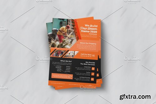 CreativeMarket - Dream Home Business Flyer Template 5545817