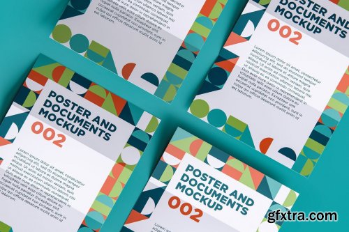 Poster And Documents Mockup 002