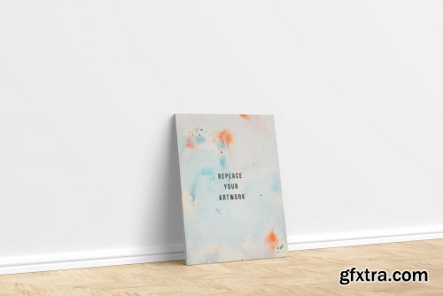 3 Psd Canvas Mockup V.3