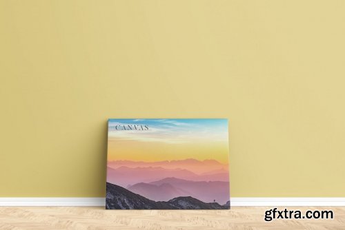 3 Psd Canvas Mockup V.4